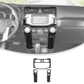 Linskip DashBoard Climate Control Covers Compatible with Toyota 4Runner 2010-2019, Dash Air Vent & Information Screen Trim for 4Runner Interior Accessories 2Pcs(matte black)