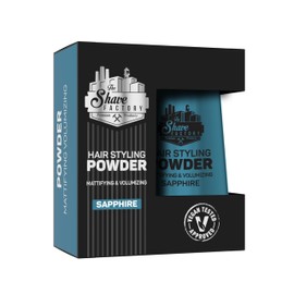 The Shave Factory Shaping Powder (20 G, Zaffiro) - Aggiunge Volume, Consistenza E Una Finitura Opaca - Aspetto Naturale Senza Lucentezza - Perfetto Per Uomini E Donne - Tutti I Tipi Di Capelli