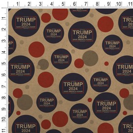 GRAPHICS & MORE Trump 2024 Premium Kraft Gift Wrap Wrapping Paper Roll