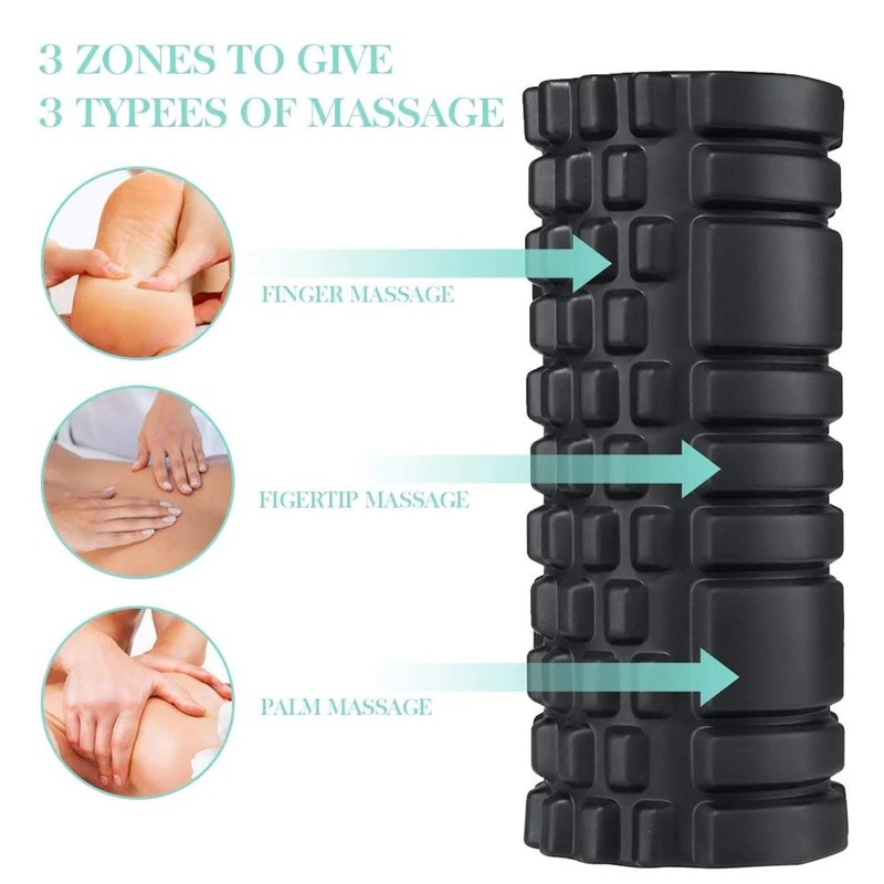 EZONEDEAL Massage roller, EVA Foam Roller For Deep Tissue Muscle