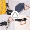 PATIKIL 1-1/5" Metal Triangle Ring Buckle, 4 Pack Triangle Jump