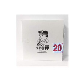 Doctor Stuff - 2020 Chart Stickers, Holographic Silver, PMA Compatible Series Labels, 3/4" x 1-1/2", 1 Roll, 500/Roll