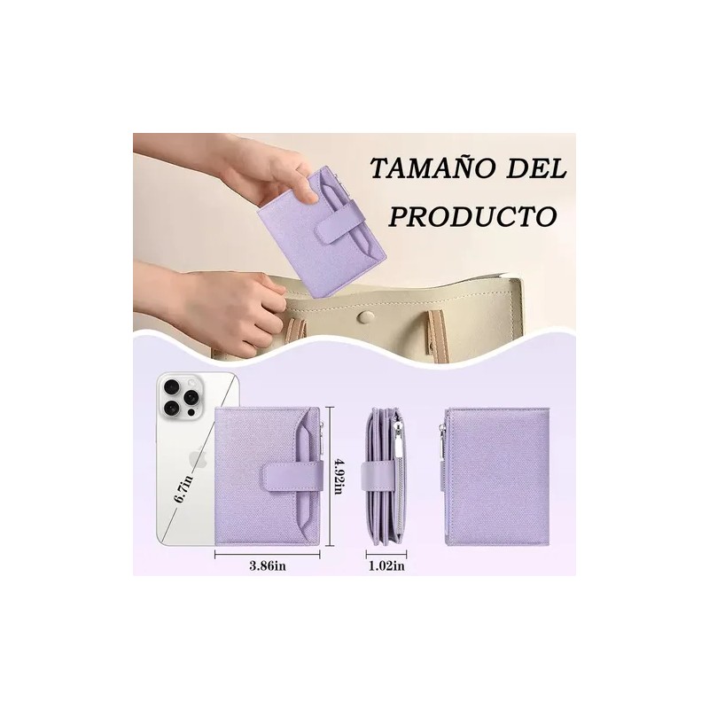 Cartera Billetera De Gran Capacidad Para Mujer Regalo Mujer Nude