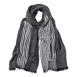 HDGSAFD 1 Vintage Scarf, Soft Scarf, Lightweight Scarf, Men's Scarf, Long Scarf, Clothing Accessories, black