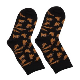 PYOUL 1 Pair Labrador Lover Gift Labrador Socks Labrador Owner Socks Labrador Mummy Gift (UK, Alpha, One Size, Regular, Regular, Labrador 1p)