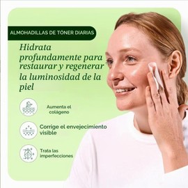 100 Count Toning Polish Pads, 2026 New Toning Polish Pads, Skincare For Dark Spots, 100 Count, Hydrating Facial Treatment with Snail Mucin, Peptides and Centella (2 pcs) Diseño práctico