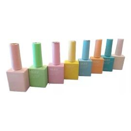 May Gel Polish May P/uñas De Secado En Lampara Uv 8 Pzas De15 Ml