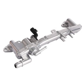 Engine Coolant Thermostat Housing Assembly with Temperature Sensor Compatible with 2010-2023 Jaguar F-Type XJR XJR575 XJ XFR-S XFR XF 2010-2022 Range Rover Sport 5.0L V8