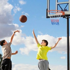 All Weather 15-Inch Basketball Rim Goal Replacement with Mounting Hardware Premium Court EquipmentColor: Orange Color