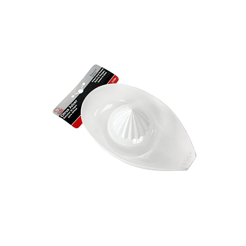 Chef Craft Select Plastic Citrus Juicer 9.5 inch White