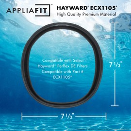 AppliaFit Diaphragm Gasket Compatible with Hayward ECX1105 for Hayward Perflex DE Filters, Models EC65, EC65A, EC75, EC75A (1-Pack)
