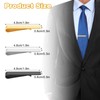 Set of 3 Tie Pins, Tie Clips for Men, Classic