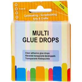 JEJE Multi Glue Drops-4 mm, Synthetic Material, 11 x 8.1 x 2.2 cm