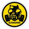 Unbranded/Generic 3pack Biohazard Gas Mask Symbol Hard Hat Stickers Safety