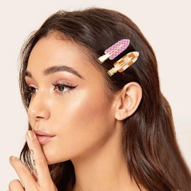 10 Pcs No Crease Hair Clips for Styling,No Bend Alligator Clips for Women,Hair Clips for Bangs Girls,Makeup Hair Clips Black