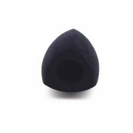 Hxstaald Flocked Mic Foam Windscreen Handheld Microphone Covers Large Mic Foam Pop Filters for TV Interview,radio,media Broadcast Microphones (Black)