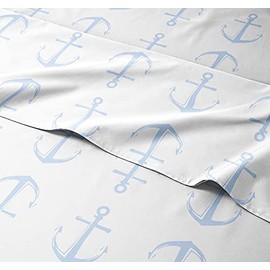 Anchor Sheet Set, Kids Sheets, Twin Size Kids Sheets, Toddler Sheets, Toddlers Sheets for Twin Beds, Fun Kids Sheets, Teen Bed Sheet, Fun Toddler Sheets, Children Sheets, Fun Bed Sheets for Children