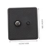 LALAFINA 2Pcs Tripod Camera Mount Quick Release Plate with Screw