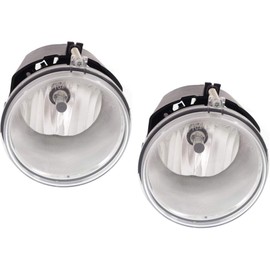 Para Chrysler Aspen Conjunto de luz antiniebla 2007 2008 2009, par de lado del conductor y del pasajero con arandela de faros DOT CH2592135