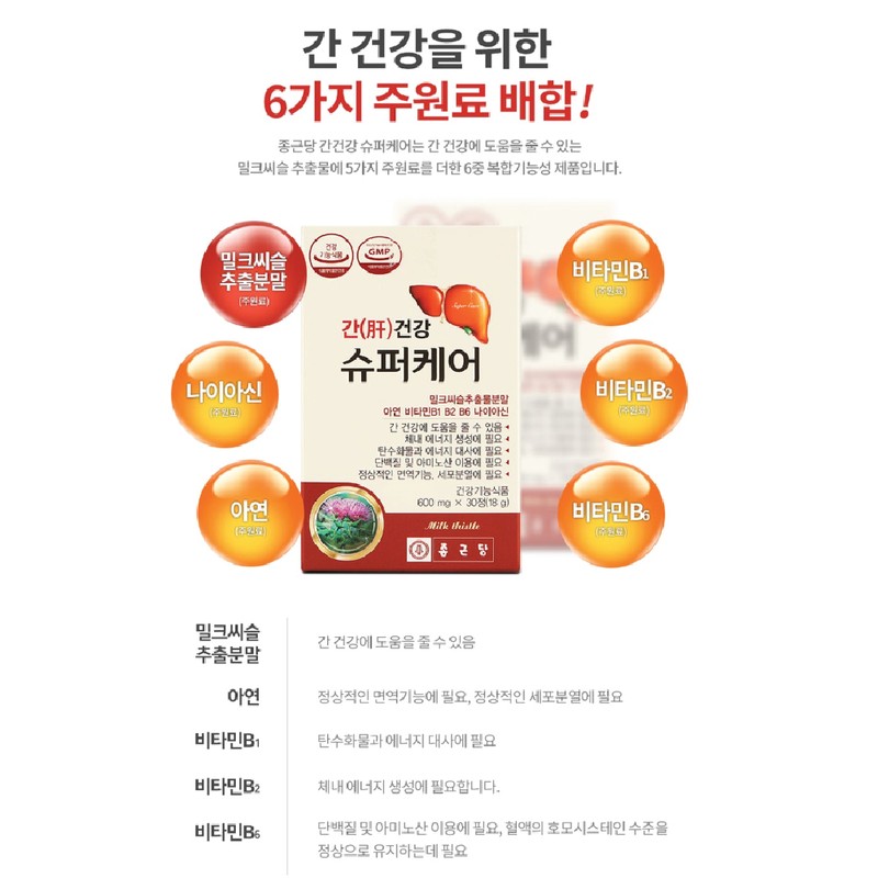 Chong Kun Dang Milk Thistle nutritional supplement is good for