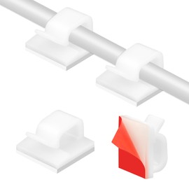 Cable Tidy,Cable Clips,Wire Tidy,Cable Tidy Clips,Cable Clips White,Cable Clip,Cable Management Clips,Cable Wall Clips,White Cable Clips,50PCS Sticky Cable Clips,Cable Tacks,Wire Holders for Cables