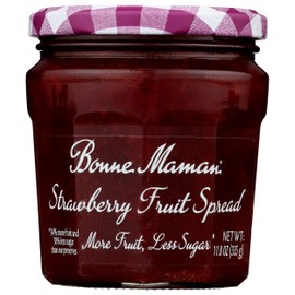 BONNE MAMAN More Fruit, Less Sugar Strawberry Fruit Spread, 11.8 OZ