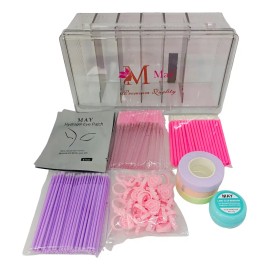 Cepillos Para Pestañas Parches Cinta Microbrush Lip Brush Color Rosa Espesor 1 Mm Largo 1 Mm Tipo De Curvatura C