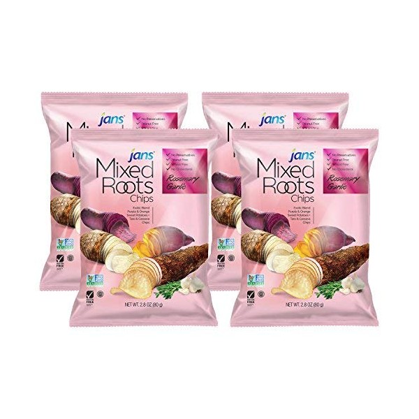 Mixed Roots Chips - All Natural Vegetable Chips (Rosemary Garlic,