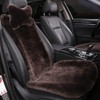 OGLAND 100% Natural Fur Sheepskin Universal car seat Covers for