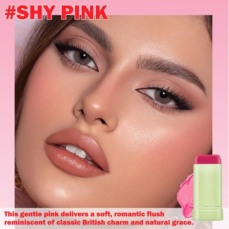 3-in-1 Blush Stick for Cheeks, Lips & Eyes – Long-Lasting