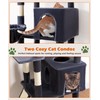 AMHANCIBLE Large Cat Tree, 83 Inch Multi-Level Tall Tower for