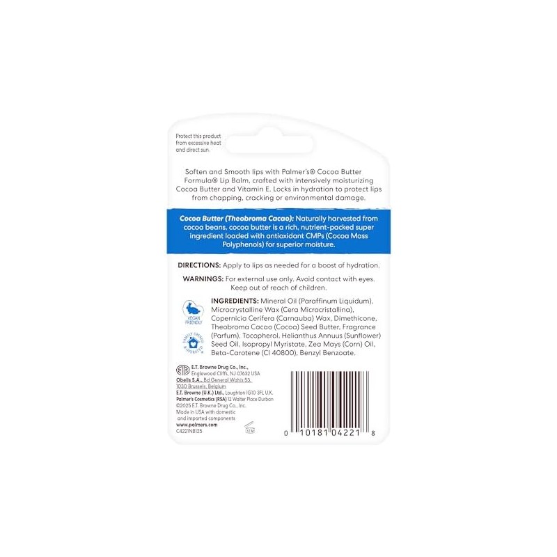 Palmer's Cocoa Butter Formula Dúo-Pack Bálsamo Labial con Manteca de