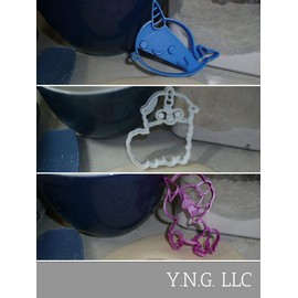 UNICORN FRIENDS NARWHAL LLAMA SET OF 3 SPECIAL OCCASION COOKIE CUTTERS BAKING TOOL 3D PRINTED MADE IN USA PR1457