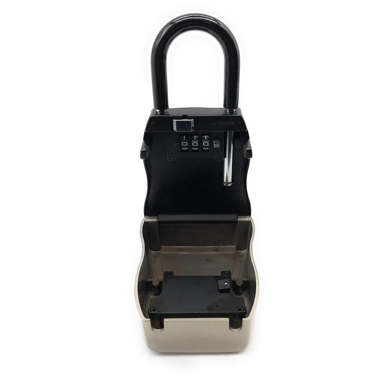 Vault Locks Key Lock Box with Separate Combination for Latch