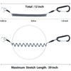 BB Hapeayou Fishing Lanyard Heavy Duty Retractable Coiled Tether with