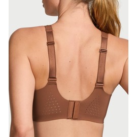 Victoria's Secret Women's VSX Featherweight Max Sports Bra, High Impact Wireless, Caramel, 38DDD