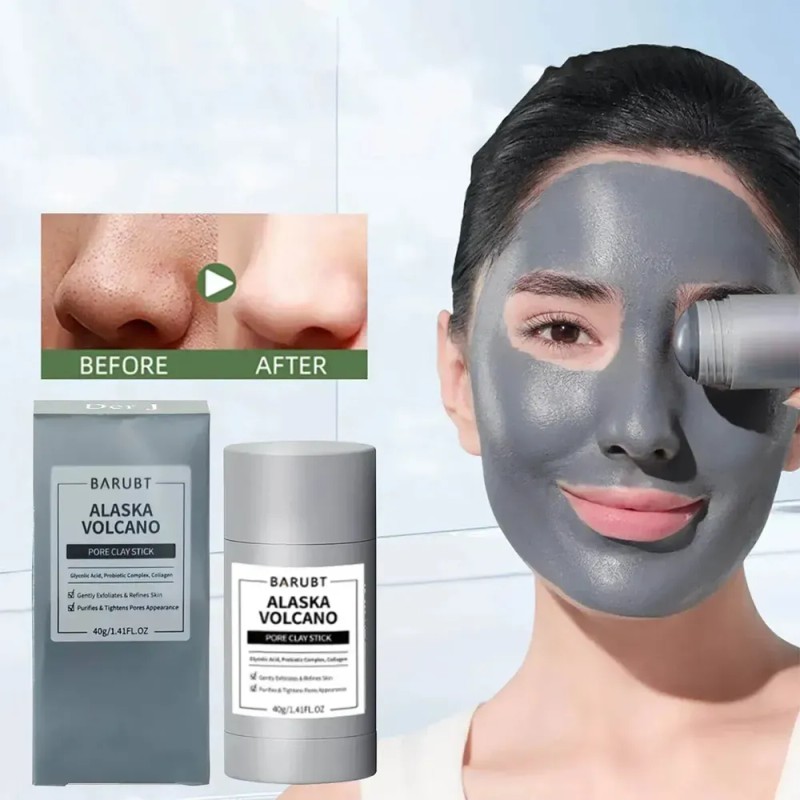 , A/ Una Mascarilla Limpiadora En Barra De Barro L