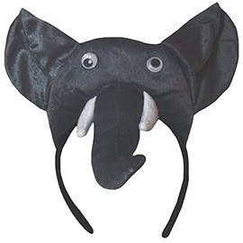 Petitebella Cutie Animal Ear Headband (Elephant, One Size)