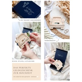 JoliCoon Money Gift Wedding - Money Gifts for Wedding - Wedding Gifts Money - Wedding Gifts for Bride and Groom Money