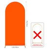 AIBIIN 9.5 x 1.8 m Orange Arch Backdrop for Wedding