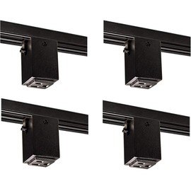 Nora Lighting NT-327B Outlet Adapter Track Accessory (4 Pack)