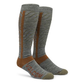 Volcom Men's Heavy Over-The-Calf Sock Heather Grey S5 L