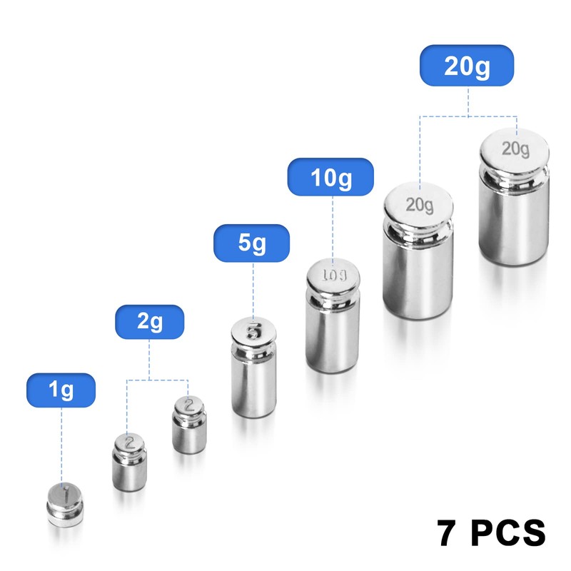 Fuzion Calibration Weights 60g Total, M1 Class 1g 2g 5g