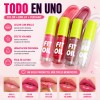 Set De Cuidado Labial Hidratante Glossy Liquid Lip Oil Gloss