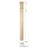 Red Oak Box Newel Posts Stair Parts 3 1/2", 4
