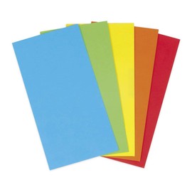 ELCO Color DL 100gsm 5 Colours Assorted x 4 Wallet Peel and Seal Envelopes Wrapped - Pack 20