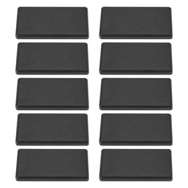 Create idea 20 Pieces European Standard Profile Plastic End Cap Black 20 x 40 mm Extrusion End Cap for Aluminium Profile T-slot Aluminium Profile Accessories