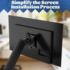 Black Quick Release VESA Mount Adapter Bracket