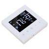 White Intelligent Thermostat Touch Screen 16A LCD Display Smart Temperature