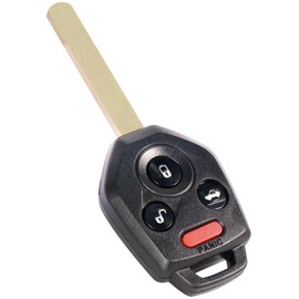 TOP-VIGOR Keyless Entry Remote Control Car Key Fob Replacement Compatible with Subaru Outback Legacy 2010 2011 2012 2013 2014, 433MHz 4D60 Chip 4 Button for CWTWBU766 57497-AJ00A